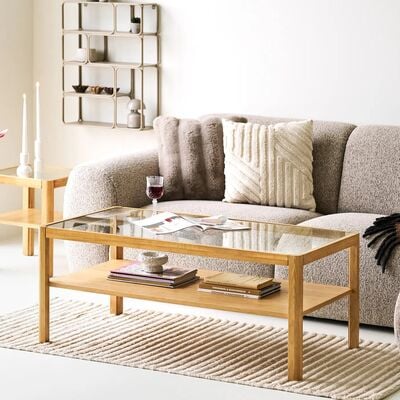 House Nordic Lourmarin sohvapöytä 110x60x45 cm tammi